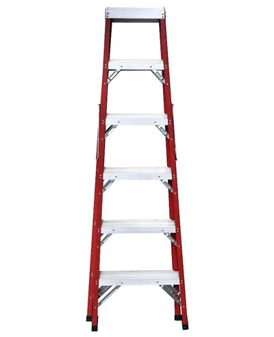 6-portaiset lasikuitutikkaat, joissa on alumiininen ylälevy